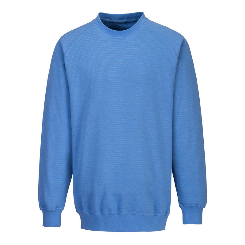 Anti-Static ESD Sweatshirt - Hamilton Blue - L R