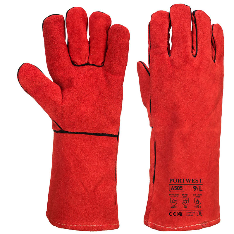 Winter Welding Gauntlet - Red - XL R