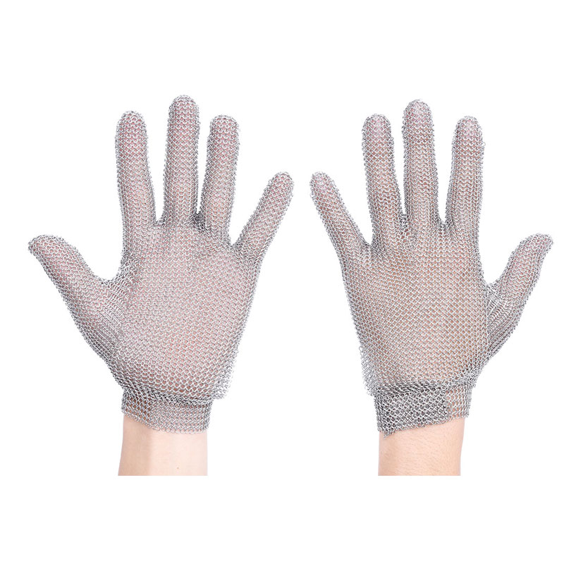 Chainmail Glove - Silver - L R