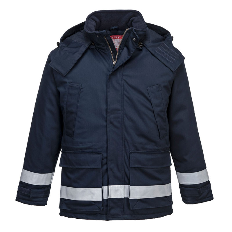 Araflame Insulated Winter Jacket  - Navy - L R