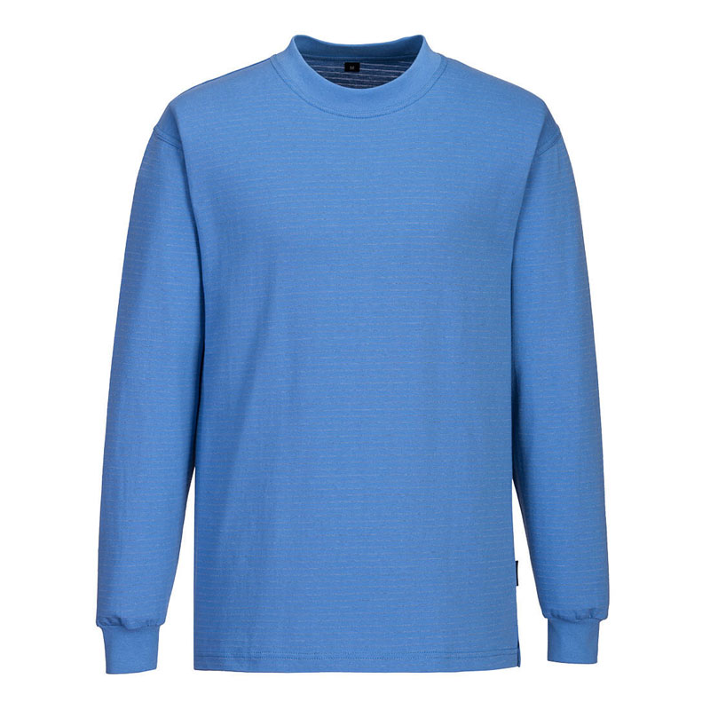 Anti -Static ESD Long Sleeve T-Shirt - Hamilton Blue - L R