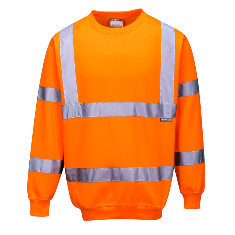 Hi-Vis Sweatshirt - Orange - 4XL R