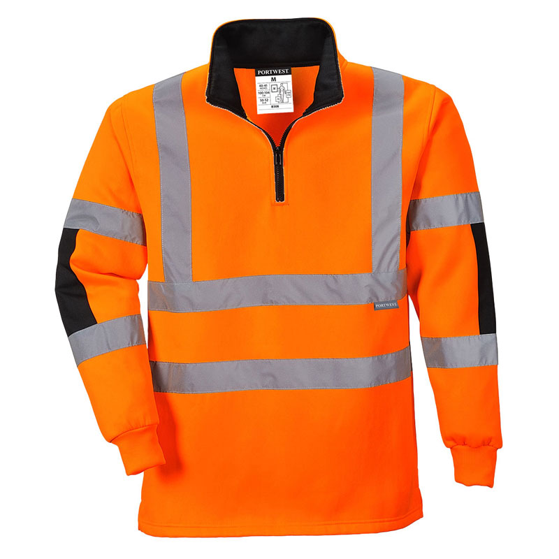 Xenon Rugby Shirt - Orange - 4XL R