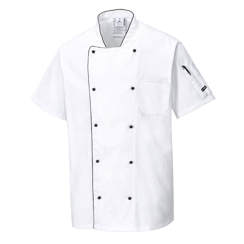 Aerated Chefs Jacket - White - L R