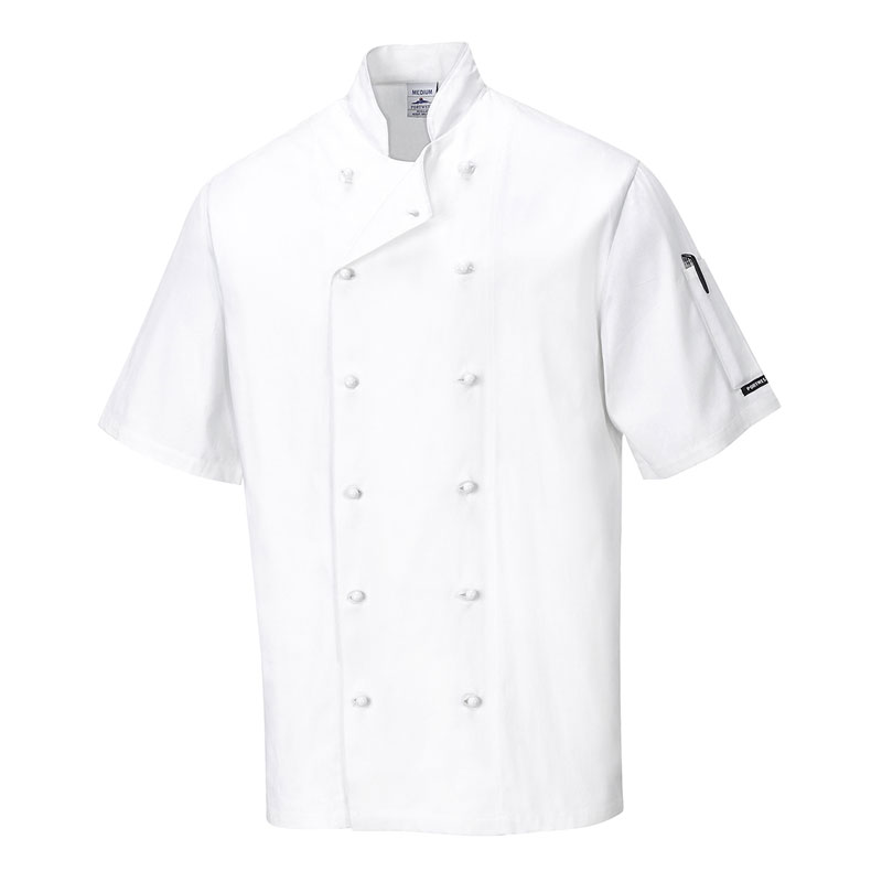 Newport Chefs Jacket - White - L R