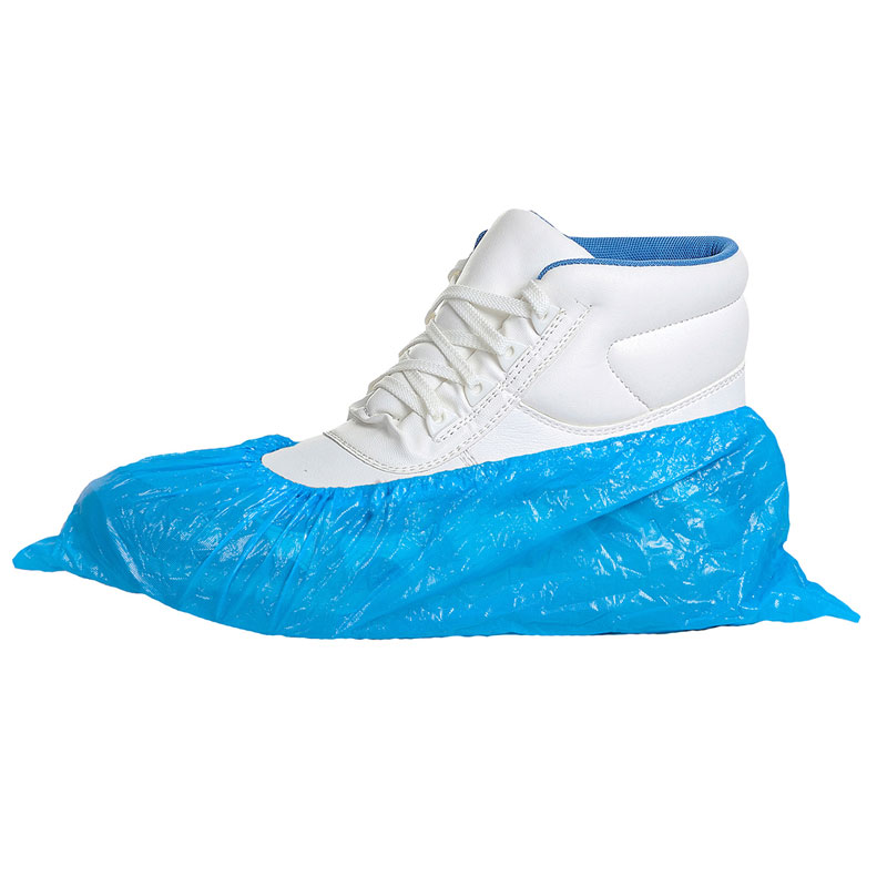Disposable PE Overshoes - Blue -  U