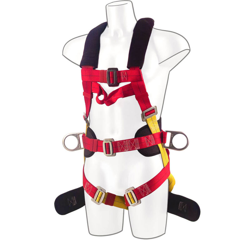 Portwest 3 Point Comfort Plus Harness - Red -  R