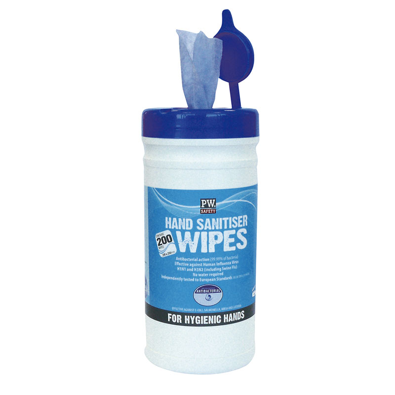 Hand Sanitiser Wipes (200 Wipes) - Blue -  U