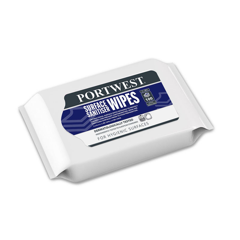 Surface Wipes Wrap (100 Wipes) - White -  R