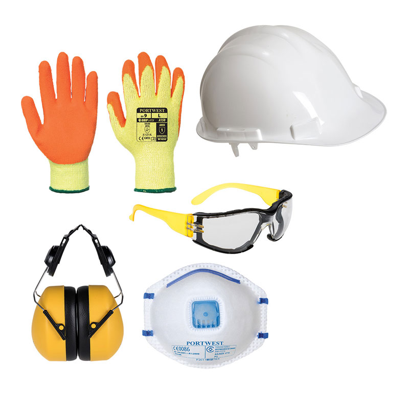 Everyday PPE Kit - White - L R
