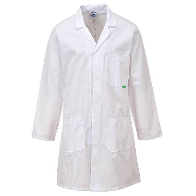Anti-Microbial Lab Coat - White - 4XL R