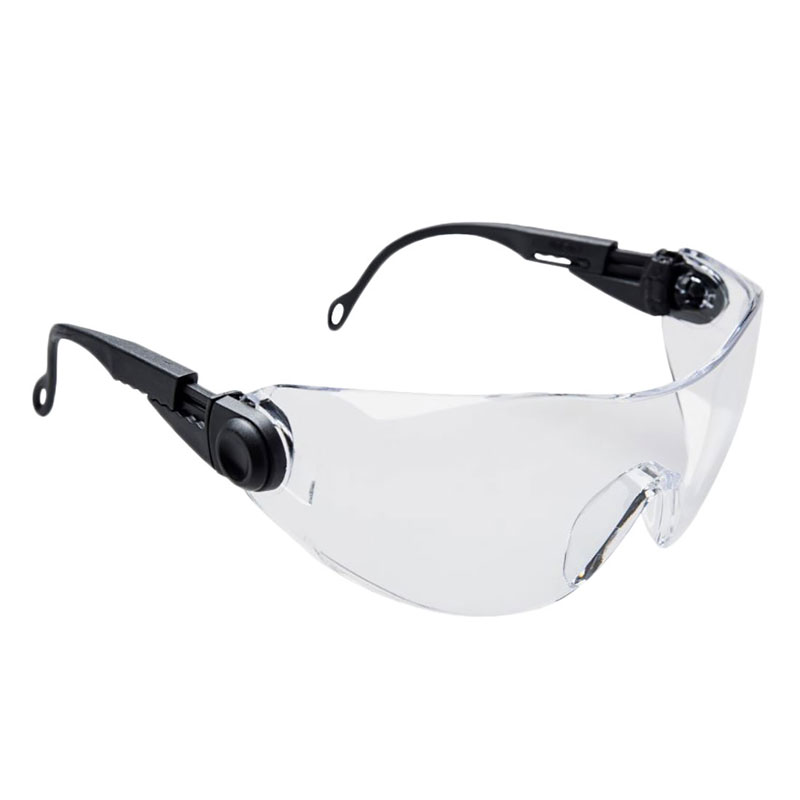 Contoured Safety Spectacle - Clear -  R