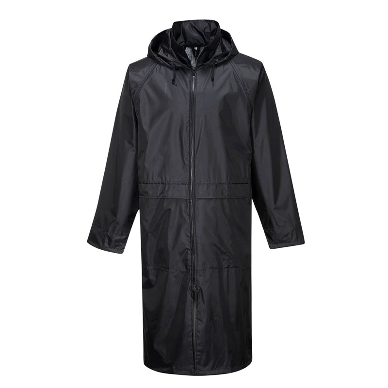 Classic Adult Rain Coat - Black - L R