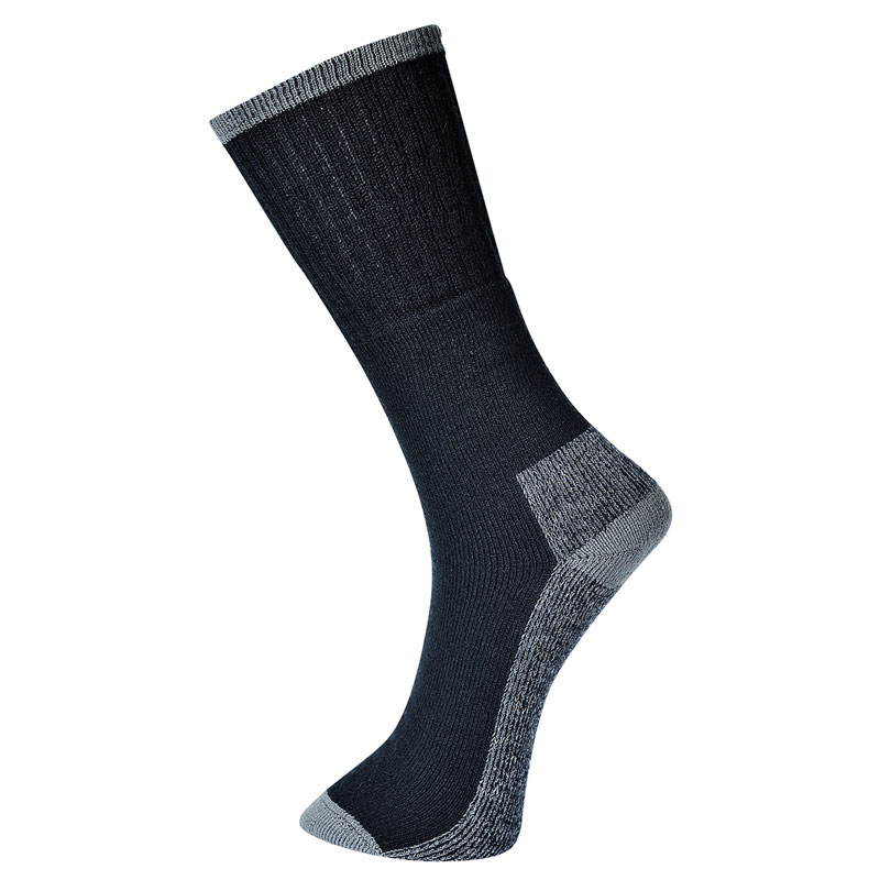 Work Sock-3 Pairs - Black - 39-43 R