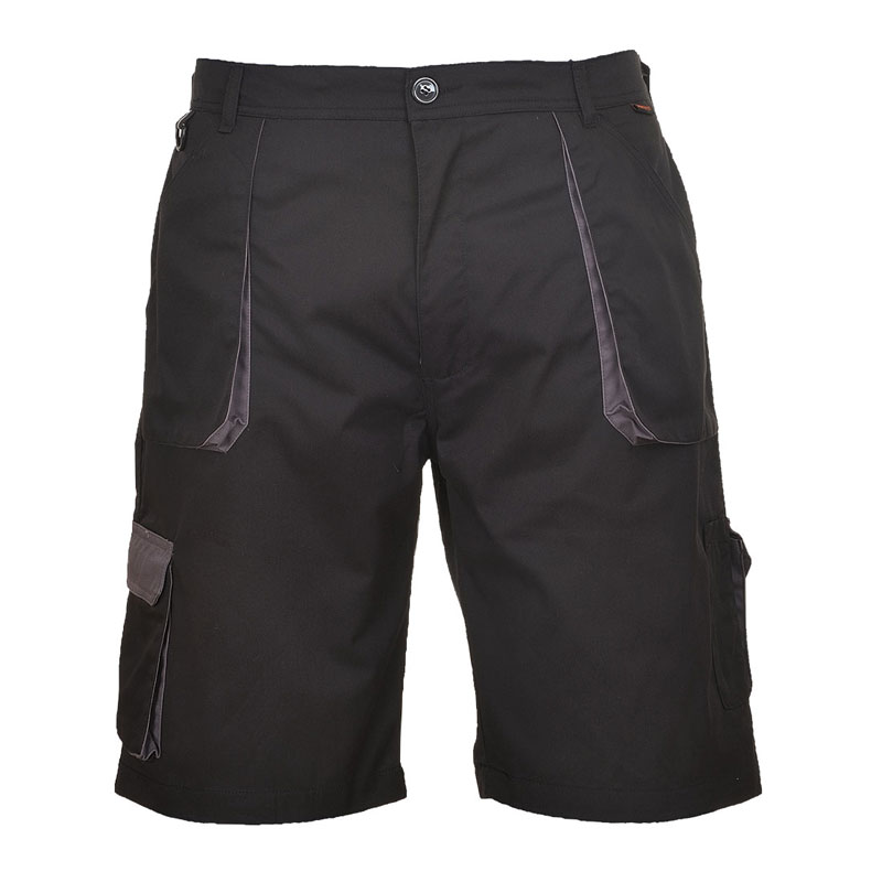 Portwest Texo Contrast Shorts - Black - L R