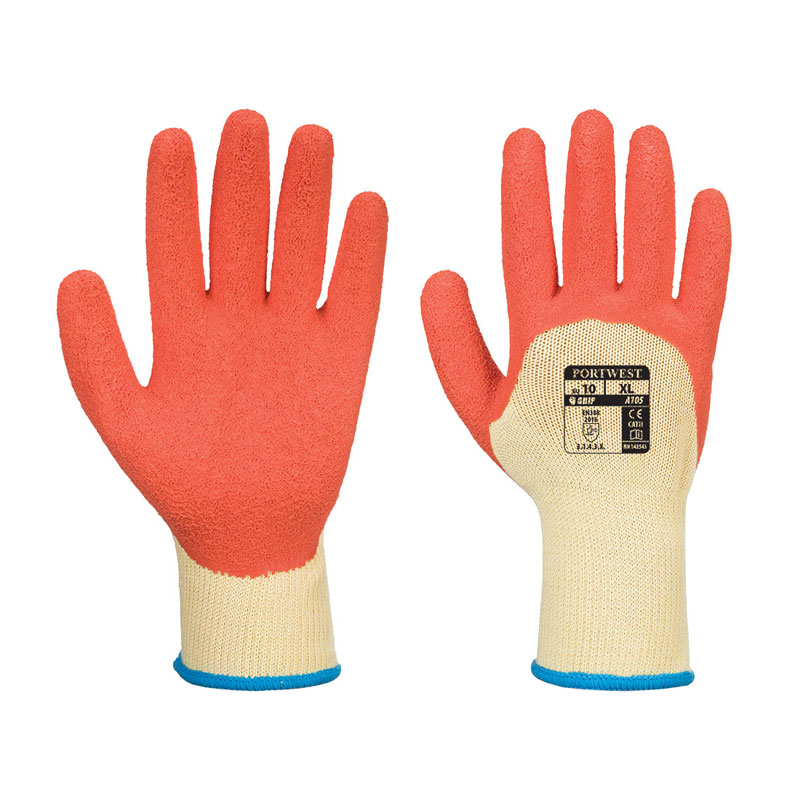 Grip Xtra Glove - Yellow/Orange - L R