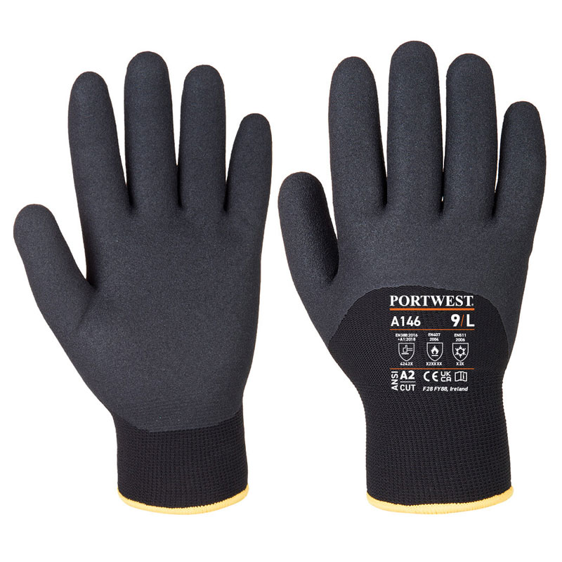 Arctic Winter Glove - Black - L R