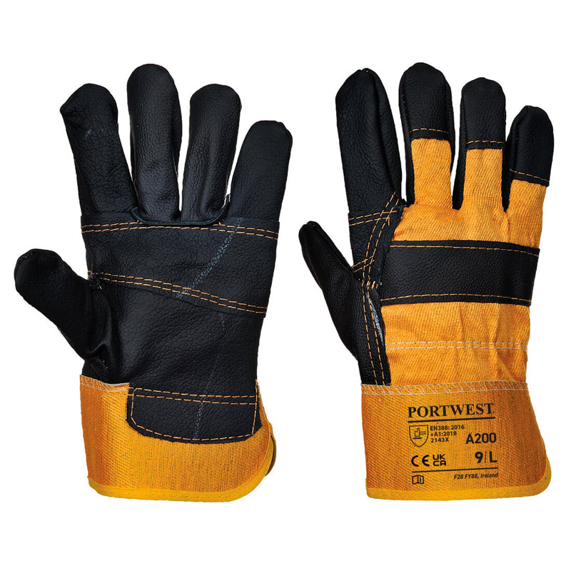Furniture Hide Glove - Yellow - XL R