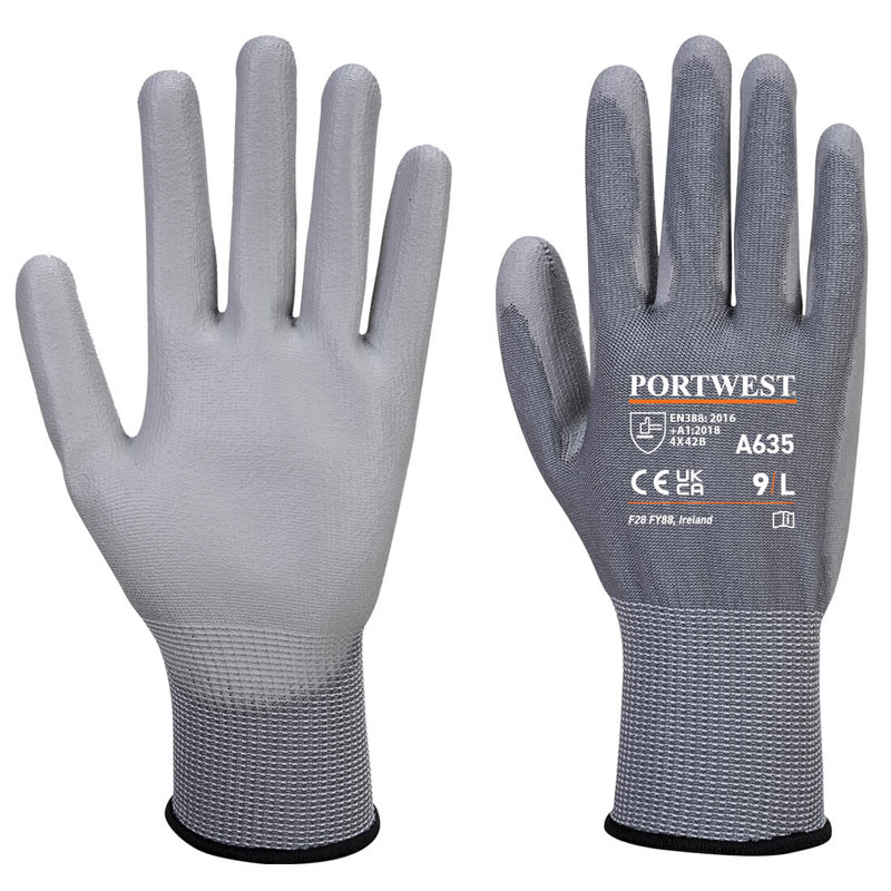 Eco-Cut Glove - Grey - L R