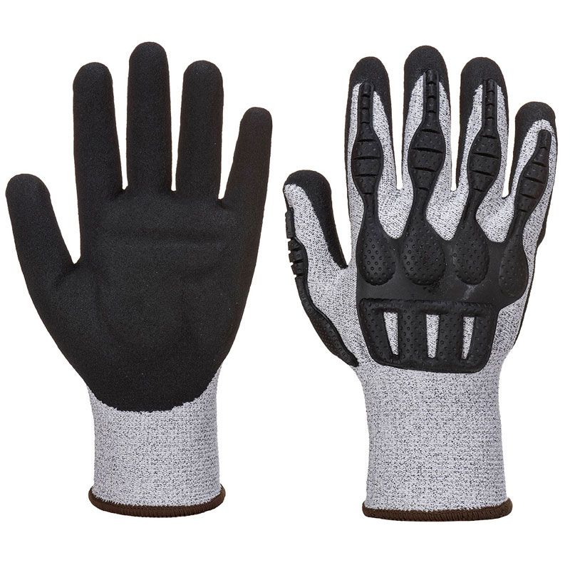 TPV Impact Cut Glove - Grey/Black - L R