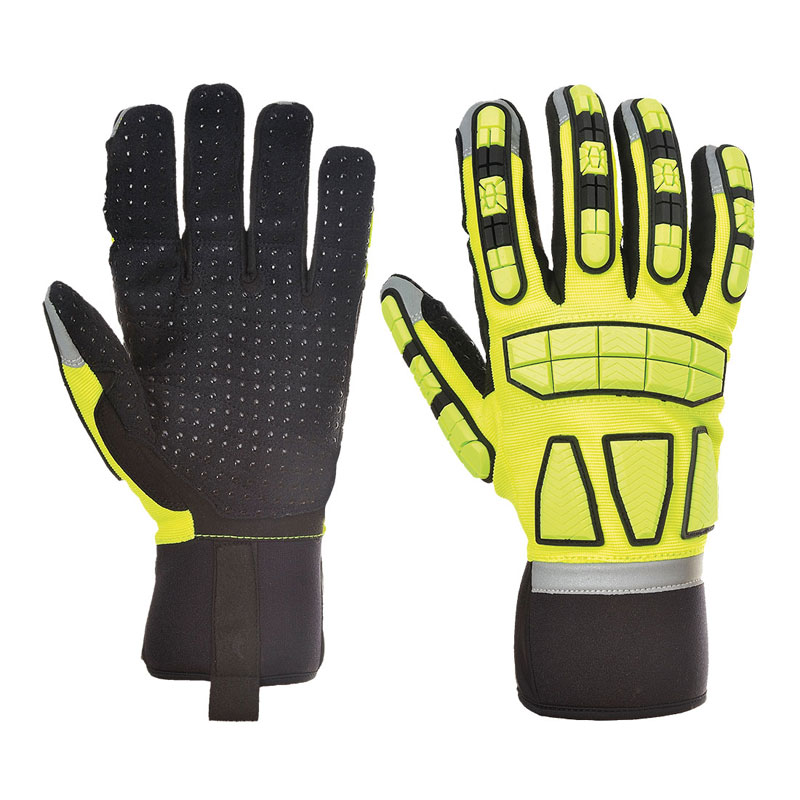 Safety Impact Glove Unlined - Yellow - L R