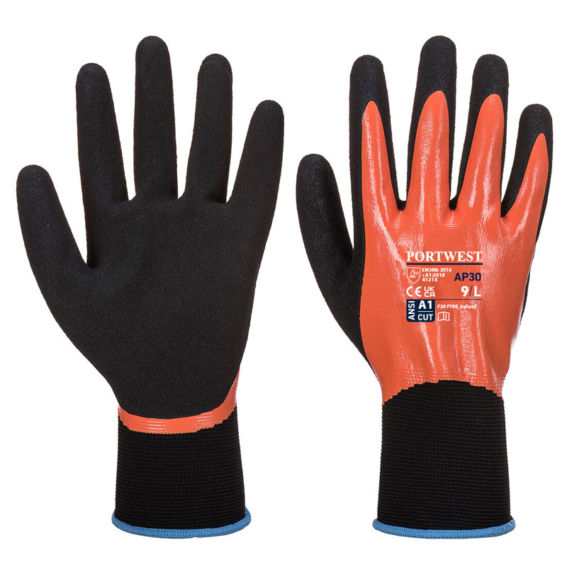 Dermi Pro Glove - Orange/Black - L R