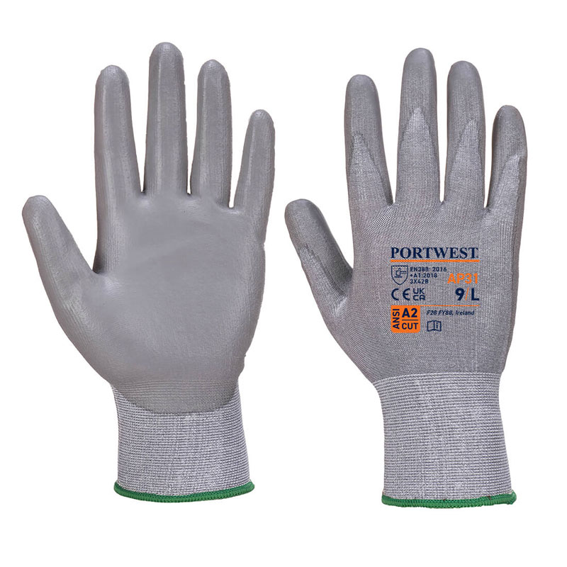Senti Cut Lite Glove - Black/Grey - L R