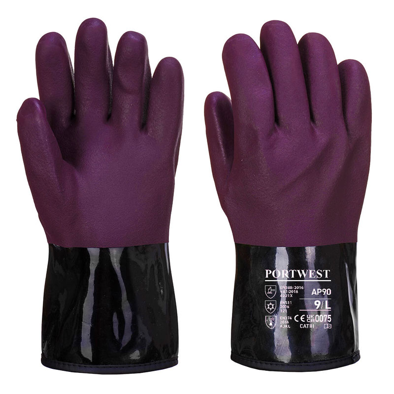 Chemtherm Glove - Purple/Black - L R