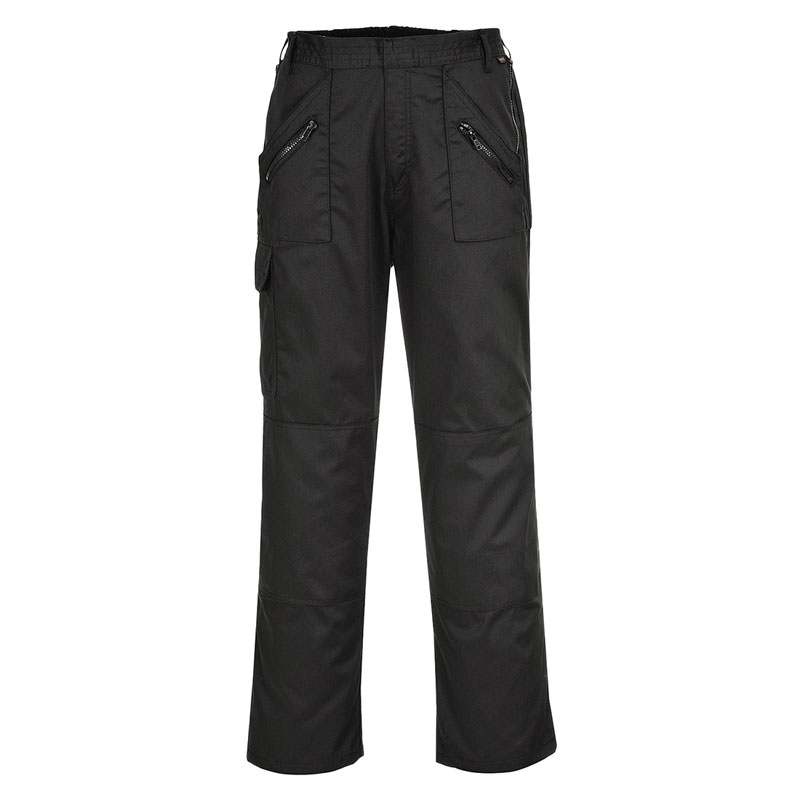 Action Trousers, With Back Elastication - Black - L R