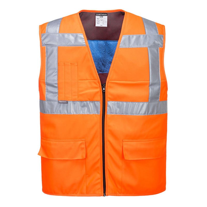 High Vis Cooling Vest - Orange - L/XL R