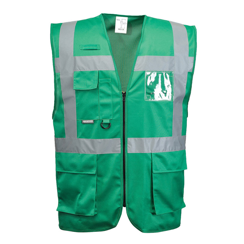 Iona Executive Vest - Bottle Green - L R