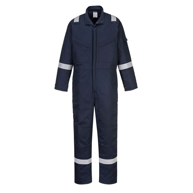Padded Anti-Static Coverall - Navy - L R