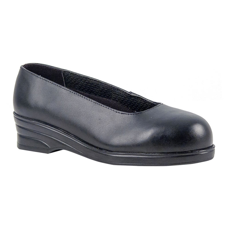 Steelite Ladies Court Shoe S1 - Black - 39 R