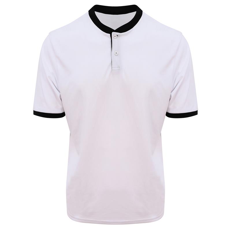 Cool stand collar sports polo