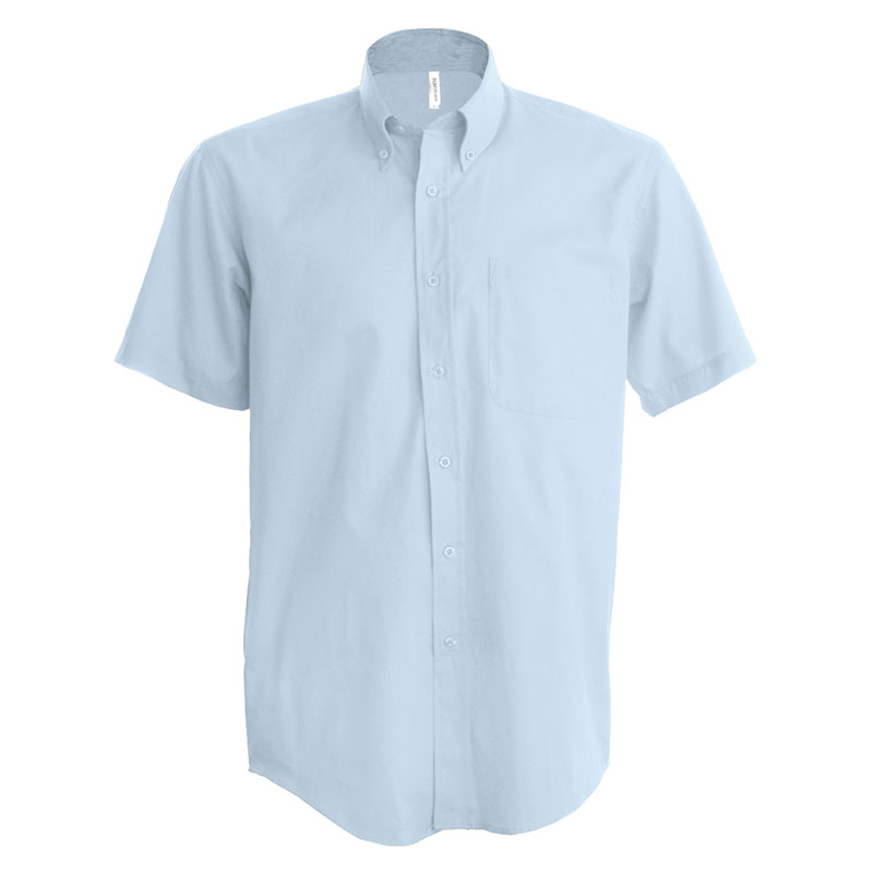 Short-sleeved easycare Oxford shirt