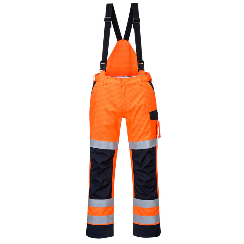Modaflame Rain Multi Norm Arc Trouser - Orange/Navy - L R