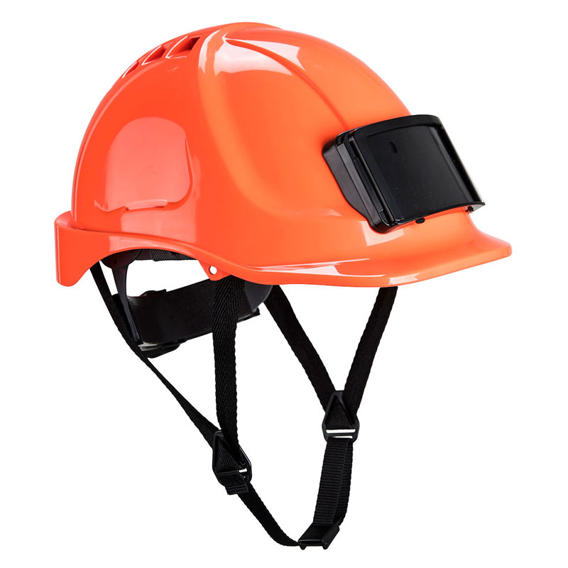 Endurance Badge Holder Helmet - Orange -  R