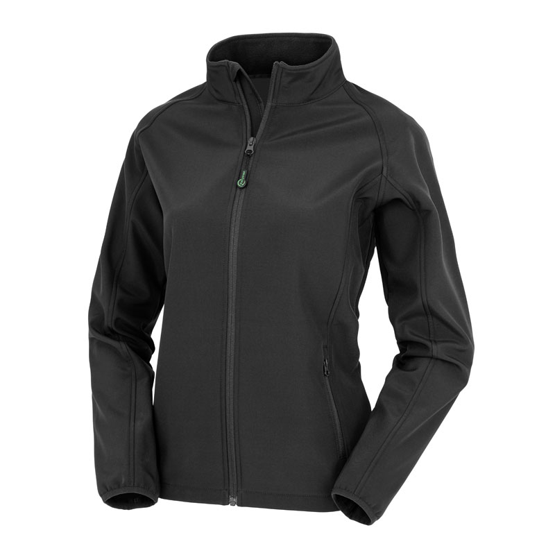 Women's recycled 2-layer printable softshell jacket