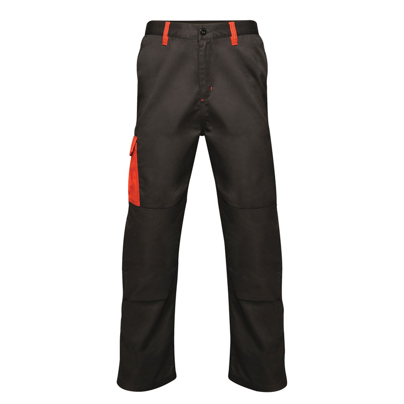 Contrast cargo trousers
