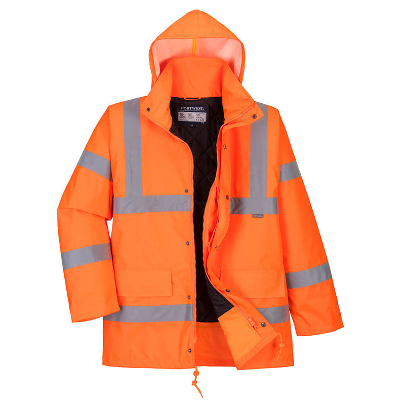 Hi-Vis Breathable Jacket RIS - Orange - L R