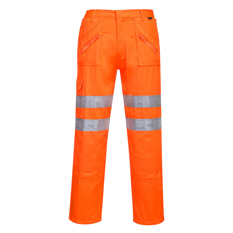 Rail Action Trousers - Orange - L R