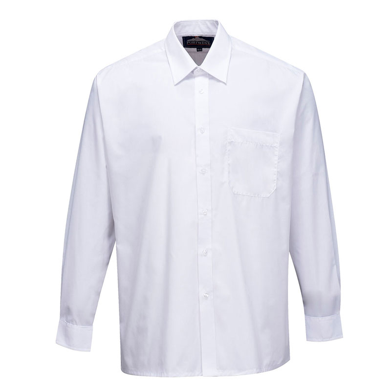 Classic Shirt, Long Sleeves - White - 140 R