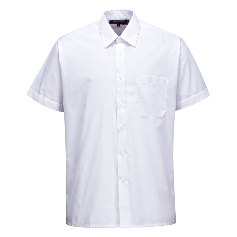 Classic Shirt, Short Sleeves - White - 140 R