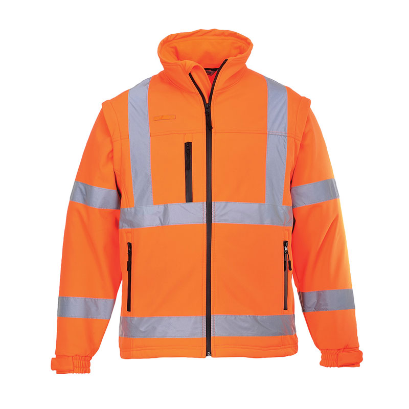 Hi-Vis Softshell Jacket (3L) - Orange - 4XL R