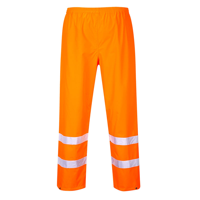 Hi-Vis Traffic Trousers - Orange - L R