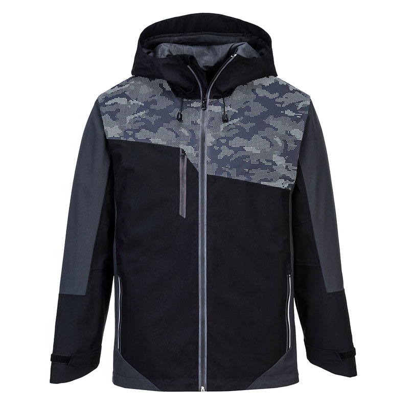 Portwest X3 Reflective Jacket - Black/Grey - L R