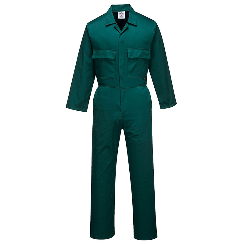 Euro Work Coverall - Bottle Green - L R