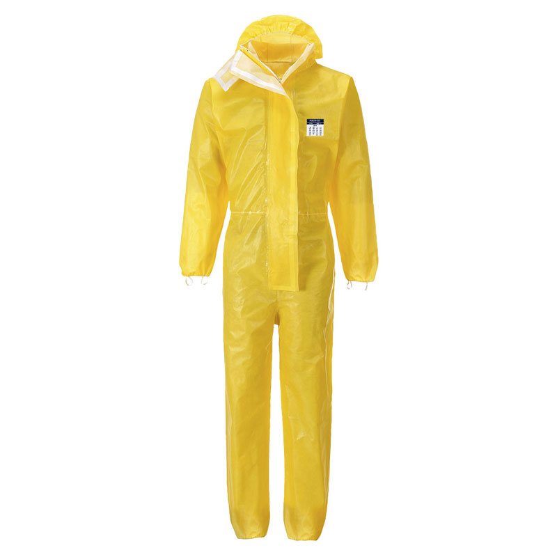 BizTex Microporous Coverall Type 3/4/5/6 - Yellow - L R