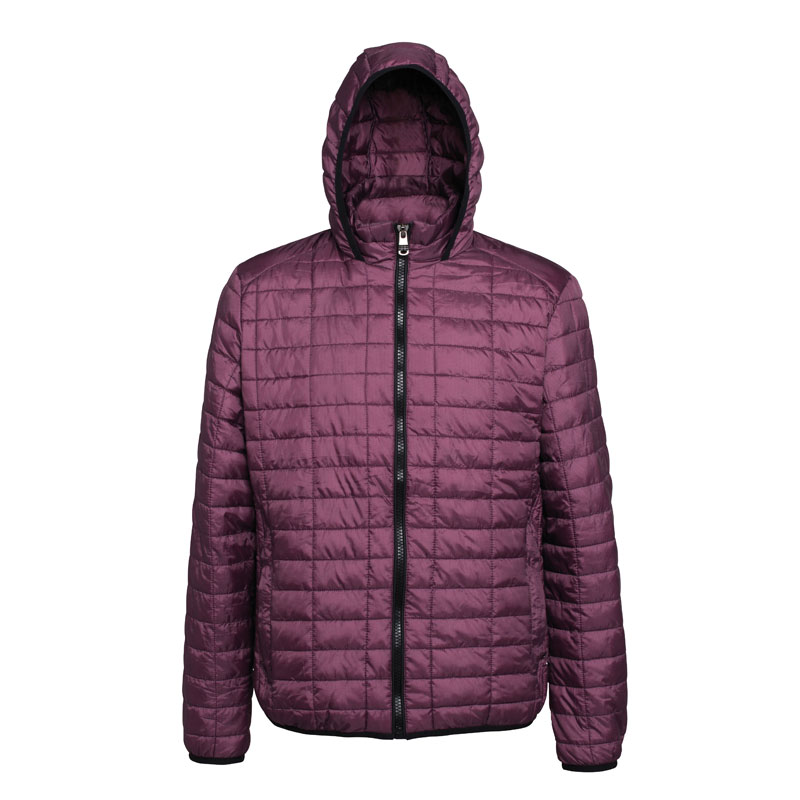 Honeycomb hooded jacket