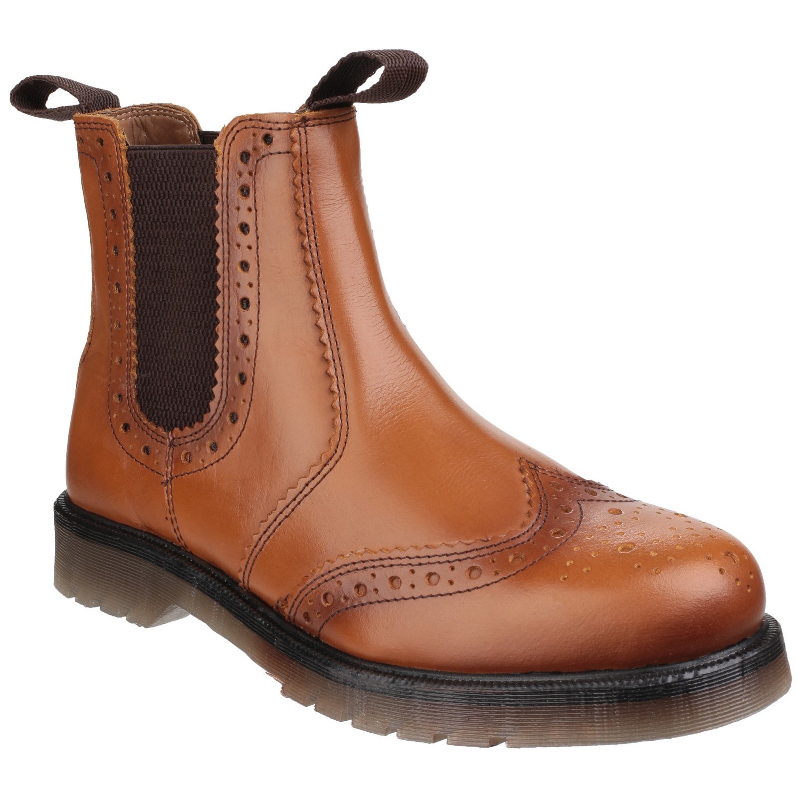 Dalby Pull On Brogue Boot